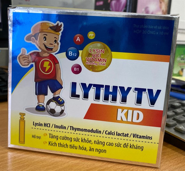 Lythy TV kid (Hỗ trợ tăng cường sức khỏe) (H*20ống*10ml) - Thành Vinh