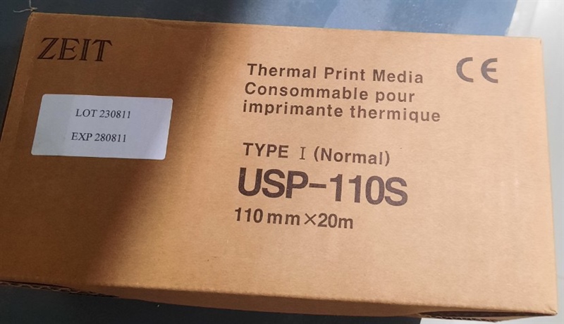 Giấy in siêu âm USP - 110S, Zeit (110mm x 20m) (Hộp 10 cuộn) - TQ