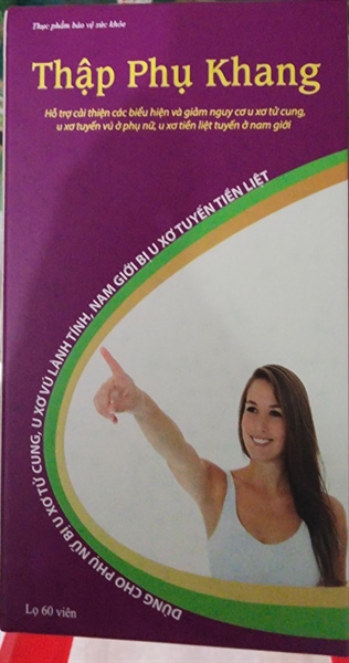 Thập phụ khang (Giúp giảm kích thước u xơ tử cung, ...) (Lọ*60viên) - Nam Thái Hoa