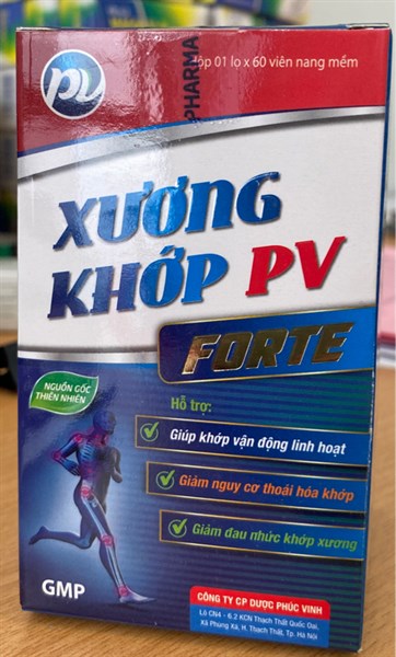 Xương khớp PV Forte (Lọ*60viên) - PP Phúc Vinh 2