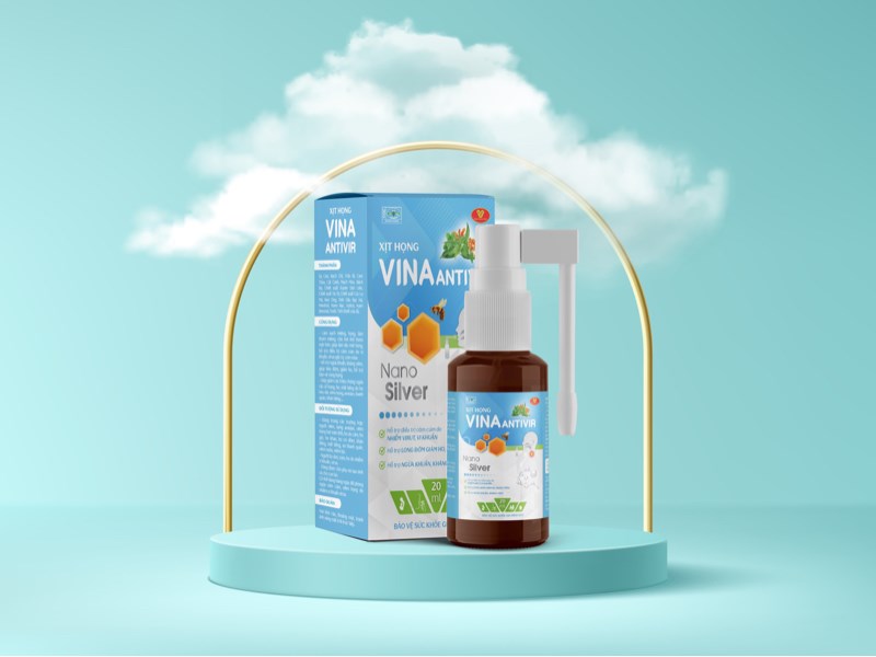 Xịt họng Vina antivir 20ml - CNL Việt Nam