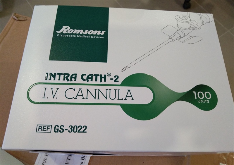 Kim luồn tĩnh mạch Romsons G24 (Có cánh, có cửa) - India