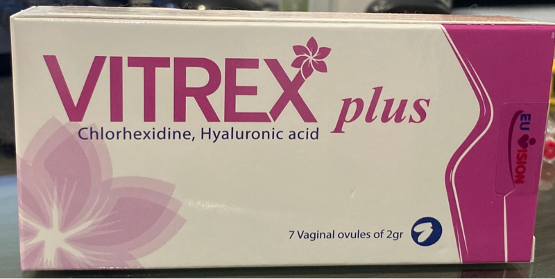 Viên đặt âm đạo Vitrex plus (Hộp 1 vỉ x 7 viên) - Italy/EU VISION