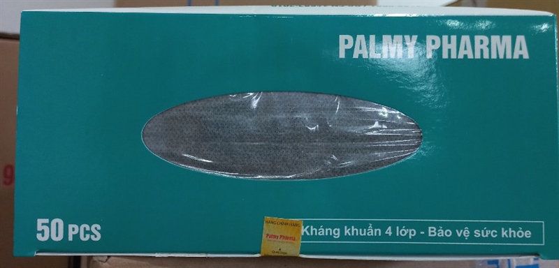 Khẩu trang y tế Palmy KF94 màu xám (Hộp 50 cái) - Palmy Pharma 2