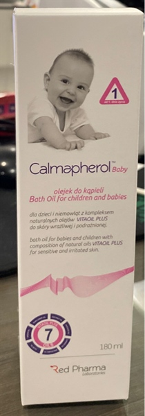 Calmapherol Baby Bath Oil 180ml (Dầu tắm cho trẻ sơ sinh và trẻ nhỏ) - Poland