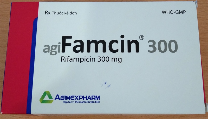 Rifampicin 300mg (Famcin 300) (H*10vỉ*10viên) - Agimexpharm