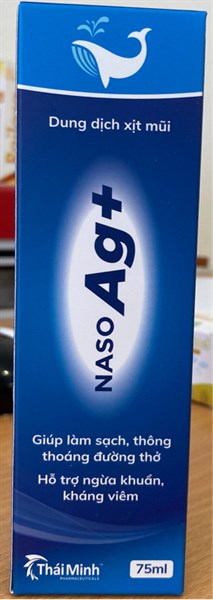 Dung dịch xịt mũi Naso Ag+ 75ml - Thái Minh