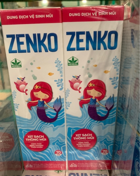 Dung dịch vệ sinh mũi Zenko trẻ em 70ml - Nhất Nhất 2