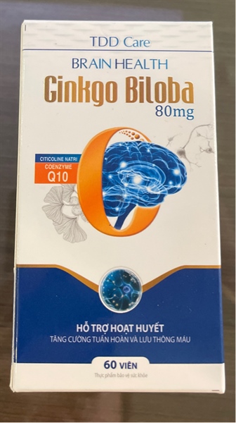 Brain Health Ginkgo Biloba 80mg (Lọ 60viên) - HHP