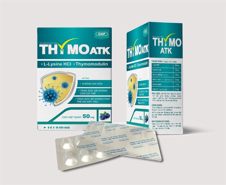 Thymo ATK (Thymomodulin) (Hộp 6 vỉ * 10 viên) - TW28