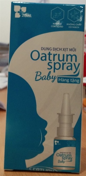 Dung dịch xịt mũi Oatrum Spray Baby 20ml - Nhân Hưng (Hàng tặng)
