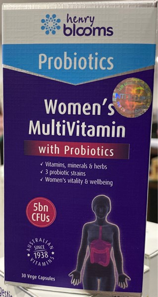 Women's Multivitamin with Probiotics (Lọ 30 viên) - úc/Intershop