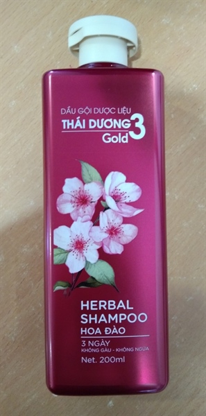 Dầu gội Thái Dương 3 Hoa Đào 200ml 2