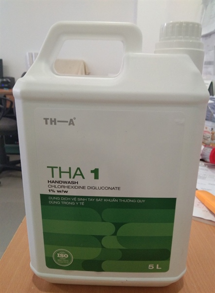 THA 1 Dung dịch vệ sinh tay sát khuẩn thường quy (Can 5lit) - Tân Hương/VN