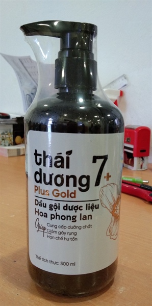 Dầu gội dược liệu TD7 + Plus Gold 500ml (Hoa Phong Lan) - Thái Dương