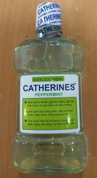 Nước súc miệng Catherines Peppermint 330ml - Thiên Ân