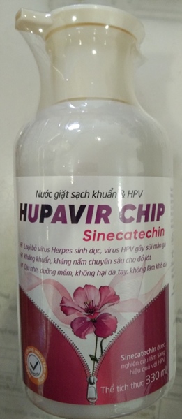 Nước giặt sạch khuẩn & HPV Hupavir chip 330ml - Monapharm