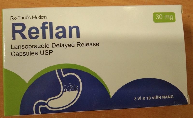 Reflan (Lansoprazole 30mg) (Hộp 3 vỉ x 10 viên) - India