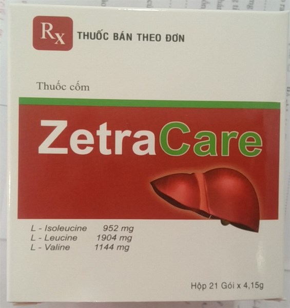 ZetraCare (Thuốc suy gan) (Hộp 21 gói x 4,15g) - DP 150