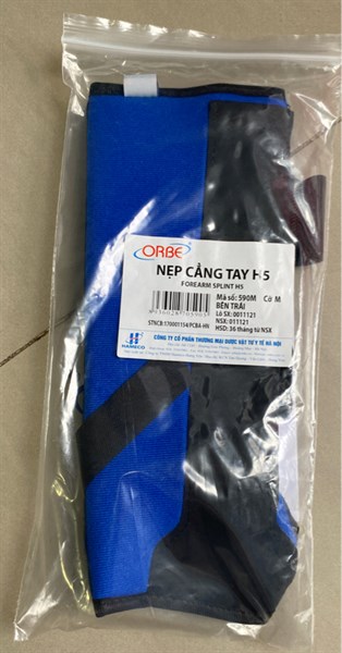 Nẹp cẳng tay trái H5 cỡ M - VTYT Hà Nội