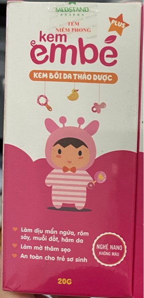 Kem em bé Plus 20g (Làm dịu vết mẩn ngứa, rôm sảy, côn trùng đốt...) - CVI