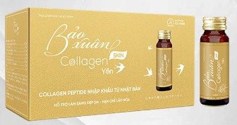 Nước Uống Bảo Xuân Skin Collagen yến sào (Hộp 10 Lọ x 50ml) - Ích Nhân