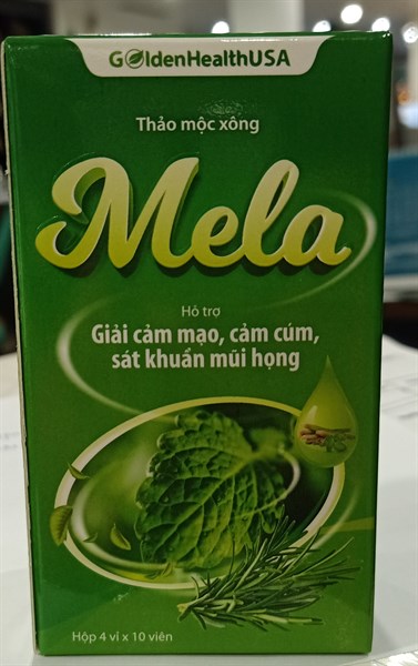 Thảo mộc xông Mela (H*4vỉ*10viên) - Golden Health