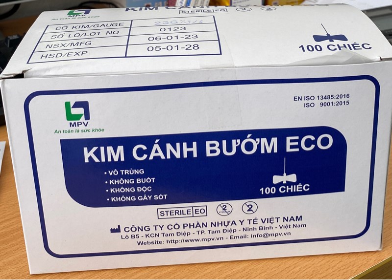 Kim cánh bướm ECO 23G x 3/4 (Hộp 100 cái) - MPV/VN