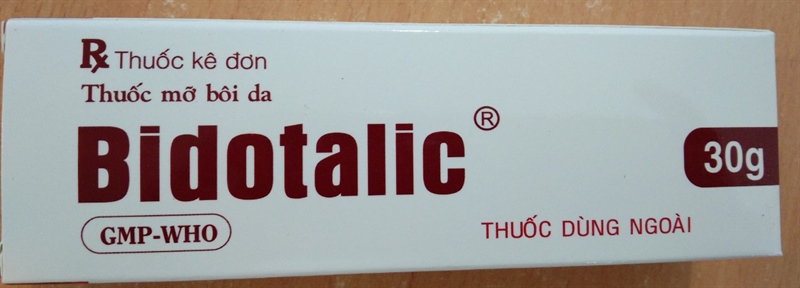 Thuốc mỡ bôi da Bidotalic 30g - Bidopharma USA/CN Long An VN