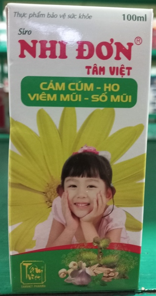 Nhi đơn 100ml (Cảm cúm - Viêm mũi) - Tâm Việt
