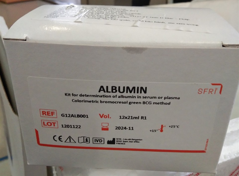 Albumin 12 x 21 mL - SFRI SAS;Pháp