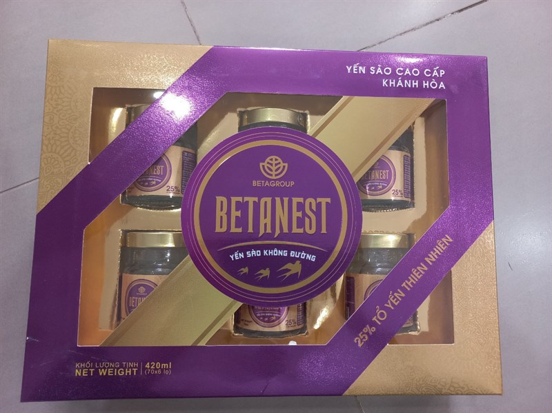 Betanest yến sào không đường 70ml - Betagroup