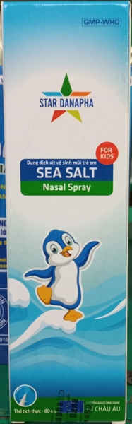 Xịt mũi nước biển SEA SALT trẻ em 80ml - Danapha