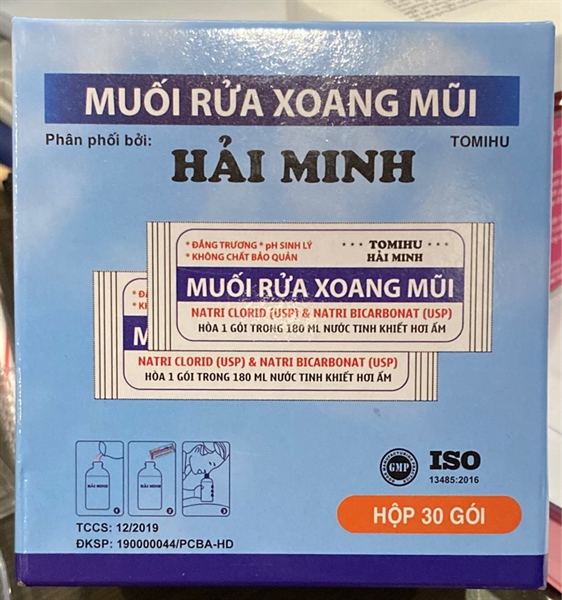 Muối rửa xoang mũi (Hộp 30 gói ) - PP Hải Minh