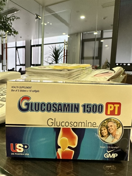 Glucosamin 1500PT (Hộp 5 vỉ x 10 viên) - Uspharma