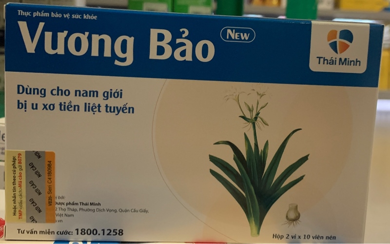 Vương bảo (Hỗ trợ điều trị phì đại tiền liệt tuyến) (H*2vỉ*10viên) - IMC