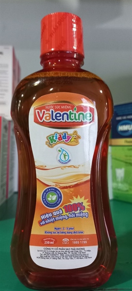 Nước súc miệng Valentine Kiddy 250ml - Thái Dương