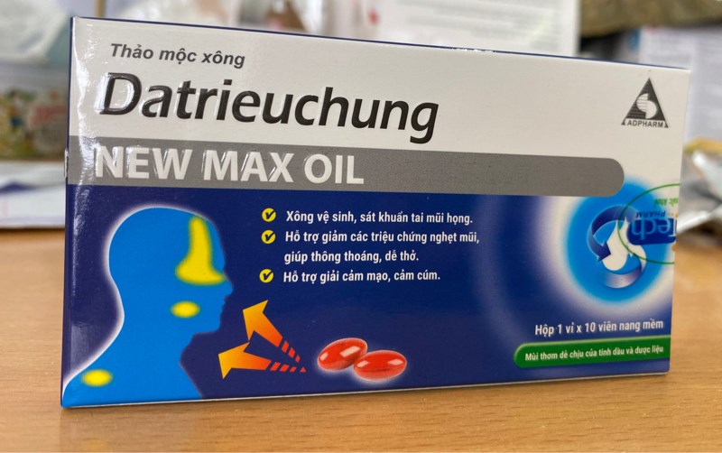 Thảo mộc xông Datrieuchung - New Max oil (H*10viên) - Syntech