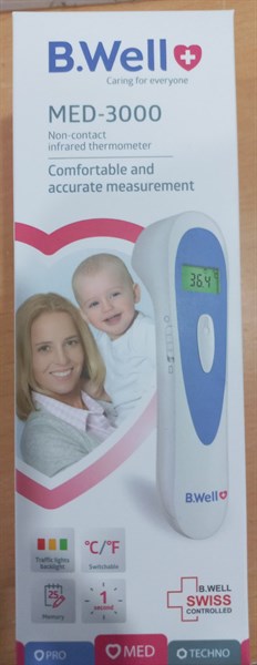 Nhiệt kế hồng ngoại B.Well (Model: MED-3000) - Thụy Sỹ