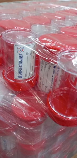 Lọ nhựa đựng mẫu PP 50ml, có nhãn - HTM/VN 2