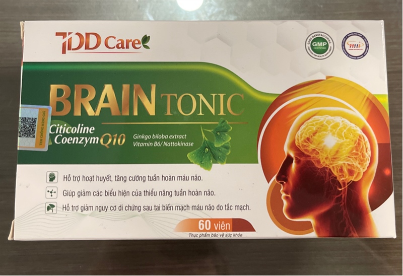 Brain Tonic - HHP (Hộp 6 vỉ x 10 viên)