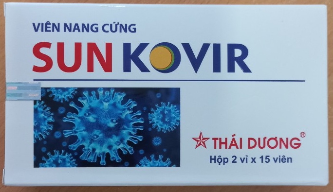 Viên nang cứng Sun Kovir (Hộp 2 vỉ x 15 viên) - Sao Thái Dương