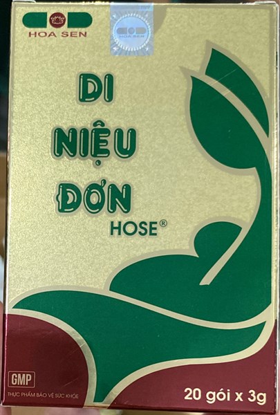 Di niệu đơn (H*20gói) - Hoa sen