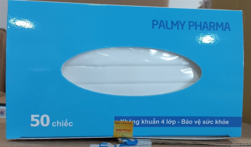 Khẩu trang y tế Palmy G7 màu trắng 4 lớp (Hộp 50 cái) - Palmy Pharma 2