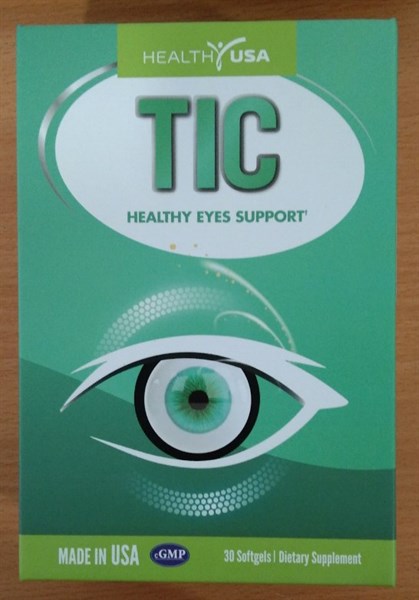 TIC (Bổ mắt, mắt sáng khỏe) (Lọ*30viên) - Healthy USA