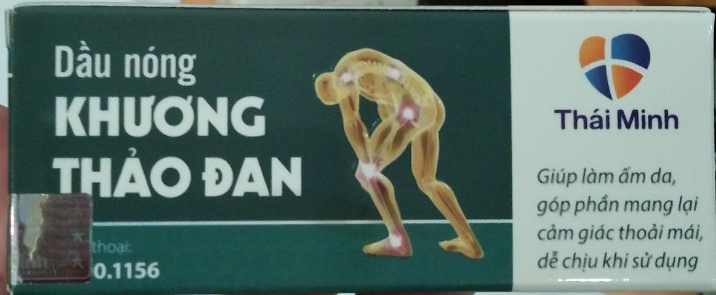 Dầu nóng Khương thảo đan 10ml - Thái Minh