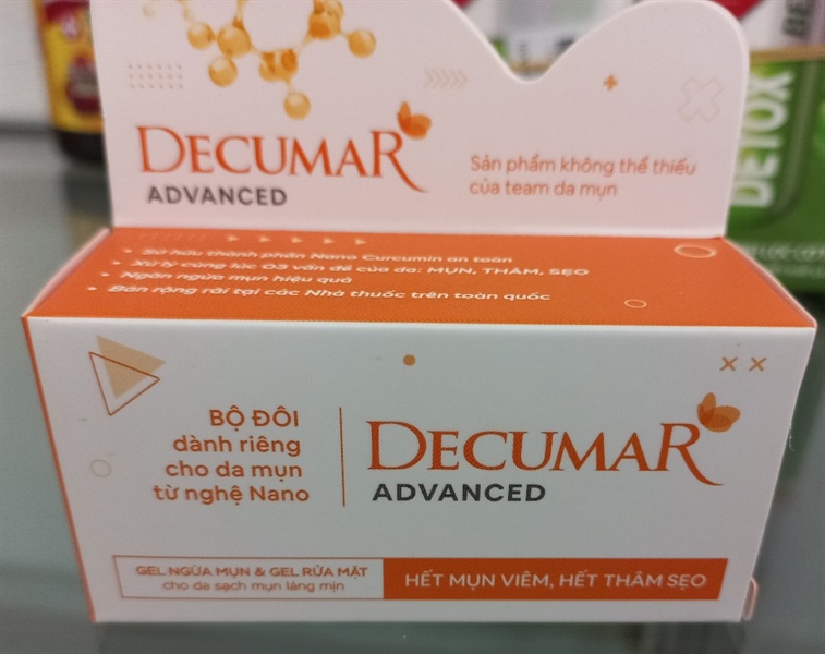 Bộ 2 Sample Decumar Advanced giảm nhờn - CVI