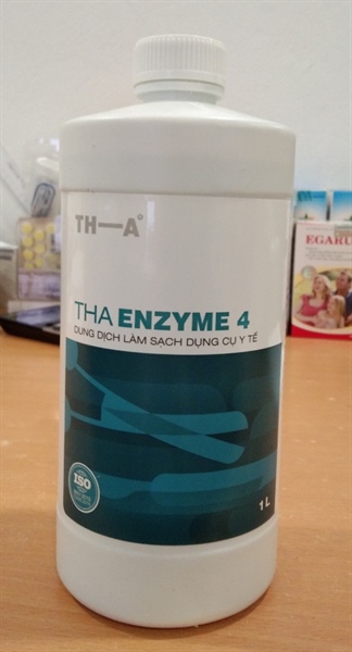 THA Enzyme 4 Dung dịch làm sạch dụng cụ y tế loại 1 lít - Tân Hương/VN