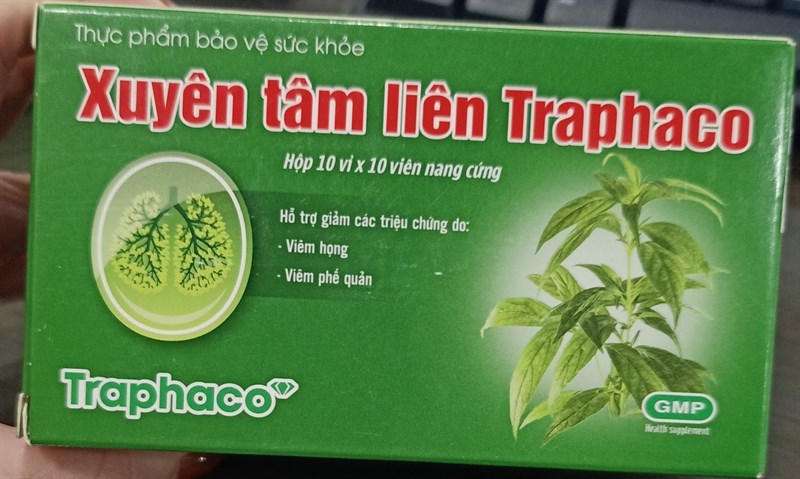 Xuyên tâm liên Traphaco (H*10vỉ*10viên) - Traphaco
