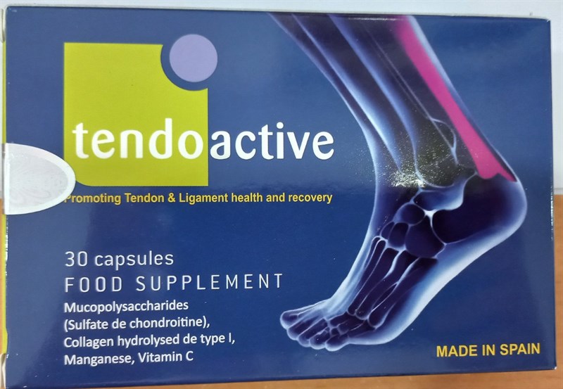 Tendoactive (Bổ sung dưỡng chất nuôi dưỡng gân và dây chằng) (Hộp 2 vỉ x 15 viên) - Tây Ban Nha
